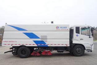 天锦8吨扫路车图片集 详解吸尘车系列的高效清洁解决方案